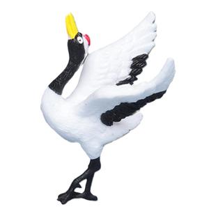 仿真动物丹顶鹤造景小摆件认知玩具场景沙盘微景观静态模型公仔