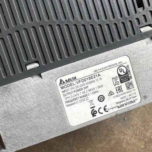议价Delta Inverter Vfd022e21a Single-Phase 220 Input With 2.