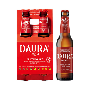 达姆/DAMM度渃无麸质拉格啤酒330ml西班牙原瓶进口年货送礼