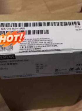 议价西门子6ES7312-1AD10-0AB0/1AE13/1AE14/5AC00/5AC02/5BD00 P