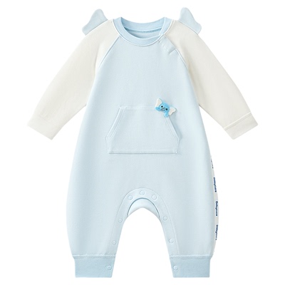 Babycare婴儿衣服卫衣宝宝衣服新生婴儿连体衣哈衣爬服包屁衣初生