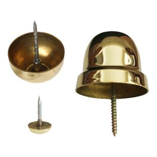 仿古纯铜钉中式仿古蘑菇钉纯铜大门配件铜泡钉古建大门城门装饰铜