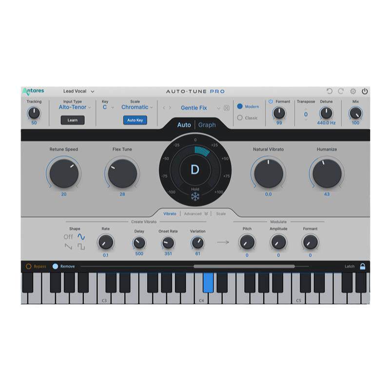 Auto Tune Pro 11 人声电音跑调修音混音autotune插件音源效果器