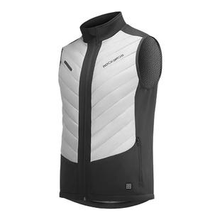 洛克兄弟电加热马甲摩托车自行车骑行服冬季防寒男女骑士保暖背心