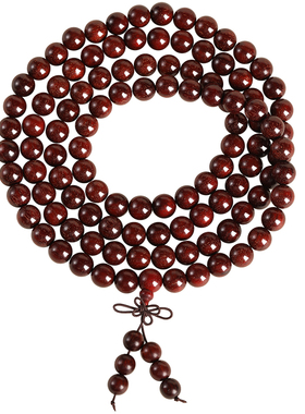 普陀山招财小叶紫檀手串女108颗