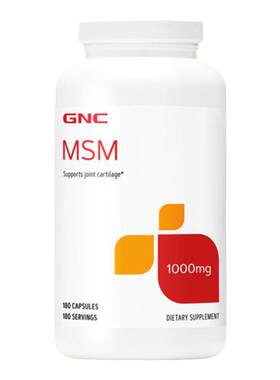 GNC有机硫180粒MSM关节软骨护膝