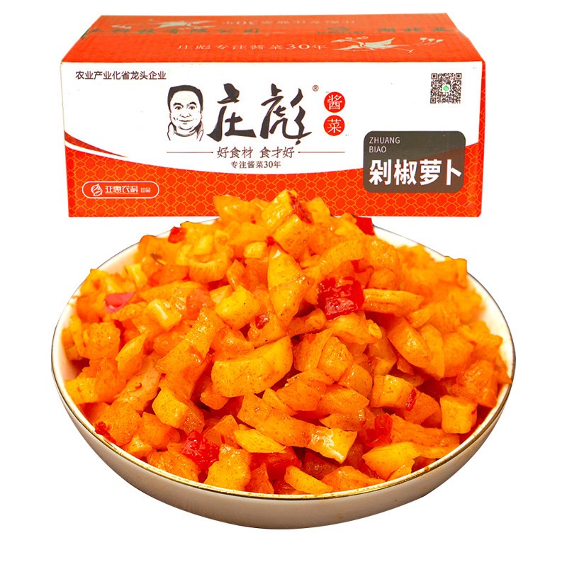 庄彪剁椒萝卜香辣红油下饭菜