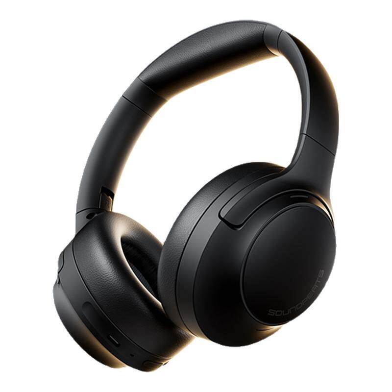 SoundPEATS泥炭Cove Pro头戴式蓝牙耳机降噪轻量化超长续航高音质