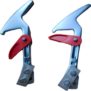 单升降工程伸缩铝合金人字拉绳玻璃钢梯子配件钩子加大弹簧卡导牙