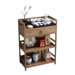 移动茶柜烧水壶一体茶水柜客厅泡茶台新中式烧茶柜架置物架小茶车