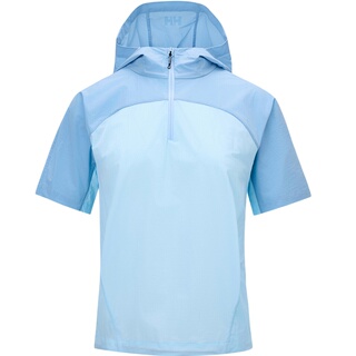 HELLY HANSEN/HH 26秋新女款弹力舒适宽松版型梭织半拉链连帽T恤