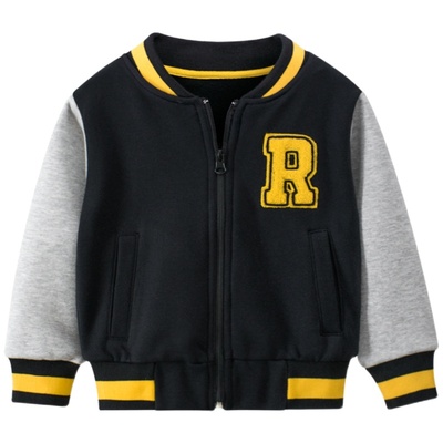 撞色立领韩版加厚拉链开衫卫衣