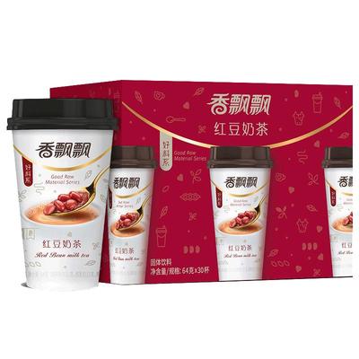 香飘飘奶茶红豆味30杯装整箱