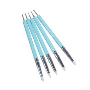 双头点钻压痕笔工具橡皮笔硅胶软头笔手工DIY可抹痕褶皱可压痕可点钻雕塑软陶泥雕刻辅助笔涂痕手工制作