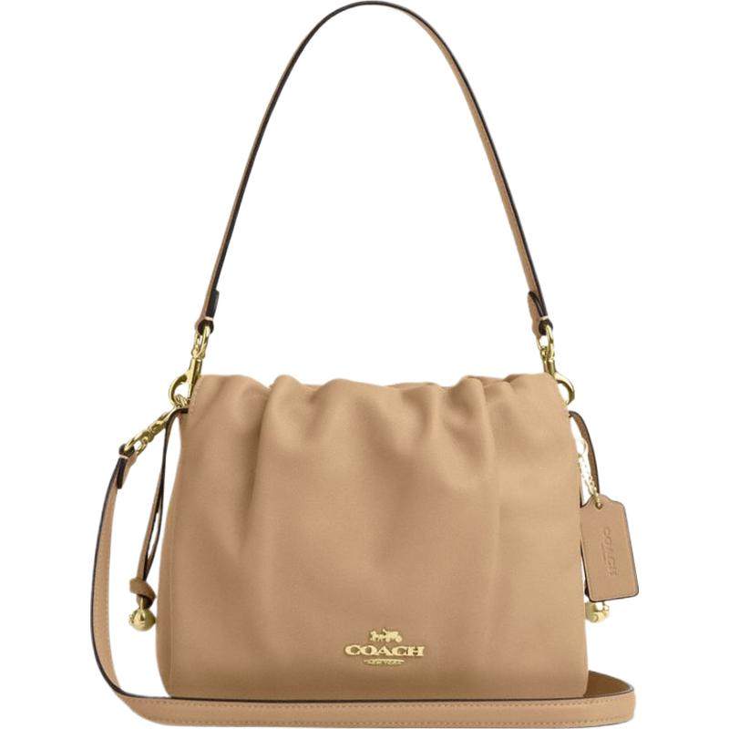 【新款】COACH/蔻驰奥莱女士牛皮革FAYE拉绳手袋单肩包斜挎包复古