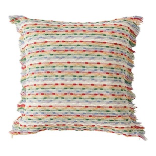 Texdream态度 费尔岛 圣诞法式轻奢沙发客厅抱枕卧室高级红靠垫套