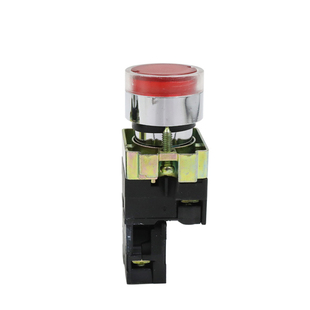 正泰 LED自复位带灯按钮启动按断 绿黄红色 NP2-BW3361 BW346