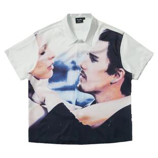 THE ALLEY远东OD联名万恶的情人节系列人像印花T恤夏威夷短袖衬衫