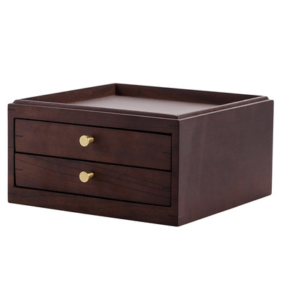 胡桃木普洱茶饼收纳盒