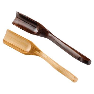 黑檀鸡翅木竹制茶勺茶匙茶则茶铲