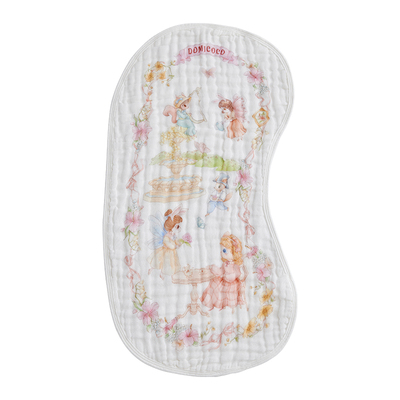 Domicoco婴儿口水巾宝宝拍嗝巾防吐奶垫新生儿洗澡纱布毛巾长方巾