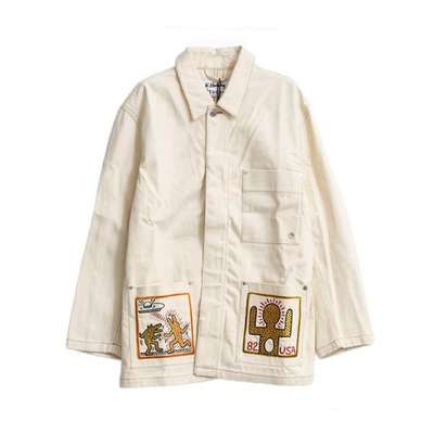 Etudes X Keith Haring联名刺绣百搭牛仔外套银泰百货精品 301596