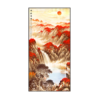 鸿运当头玄关装饰画国画