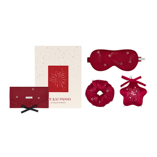 新年礼物】Not Just Pajama VEGA22姆米真丝烫钻眼罩发圈发箍礼盒