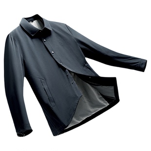 杉杉行政夹克男2025春秋季新款商务干部中年爸爸翻领男士夹克外套