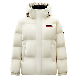 BADBOY官方正品孙颖莎同款男女同款羽绒服短款连帽外套冬季加厚潮