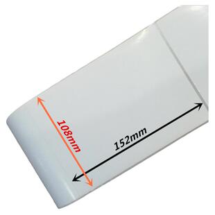 不干胶标签纸102x152铜版纸105SL ZM400 ZT410 420 421 210 411 510 511 DA-4100 DX3200 4200 4300条码贴纸