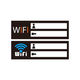 现货手写可改免费wifi无线网络已覆盖提示牌墙贴无线上网无线宽带