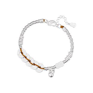 臻汇银纯银五帝钱手链足银999盘缠手串招财葫芦手绳生日礼物