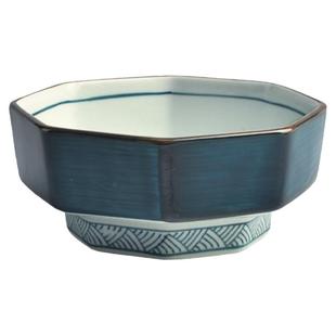 西田木雨汤碗米饭碗八角碗家用复古水果碗拌面碗陶瓷餐具日式创意