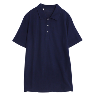 美利奴羊毛polo短袖t恤男户外速干衣夏季美丽诺徒步运动上衣H06