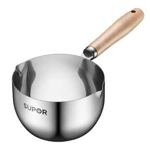 苏泊尔泼油锅不锈钢热油小锅多功能迷你专用浇油神器淋油炝油勺子