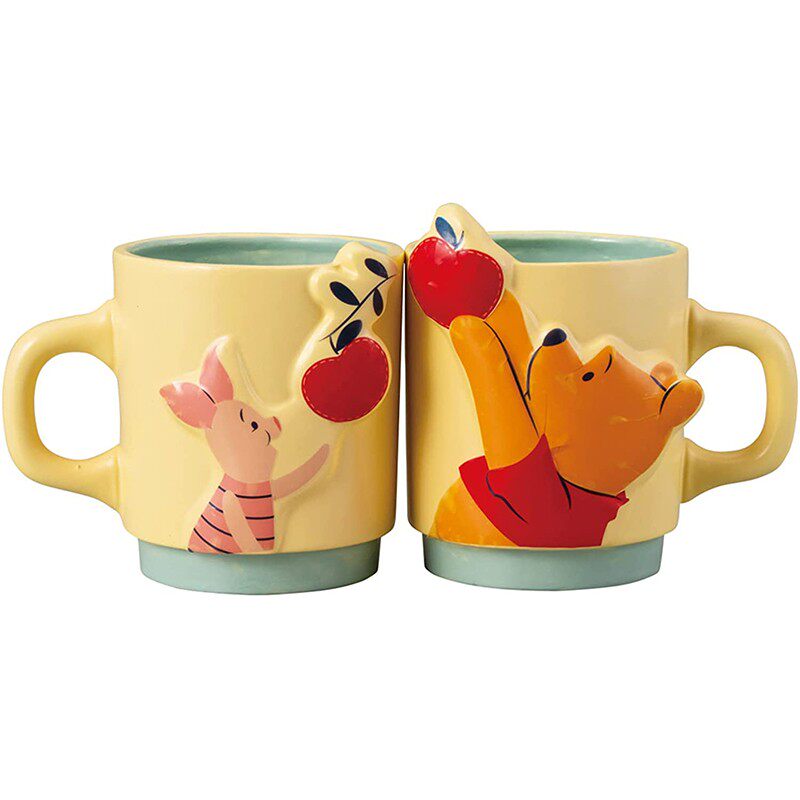 disney陶瓷日本正版维尼熊水杯