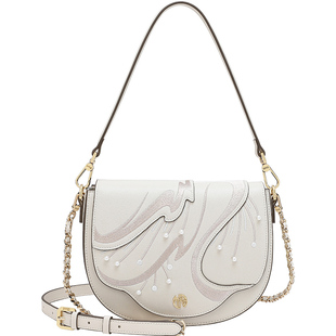 【新年礼物】古伊西国风精致刺绣马鞍包轻奢高级感牛皮单肩包