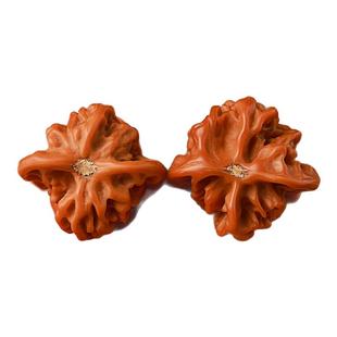 盘山福禄双至文玩野外生花生异形核桃手玩把件大小葫芦兄弟公子帽