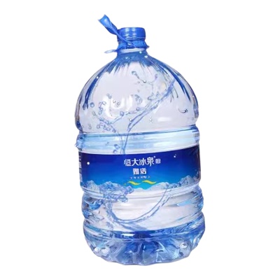 恒大冰泉大桶水15升10桶天然泉水一次性桶装水带手提包邮送货上门