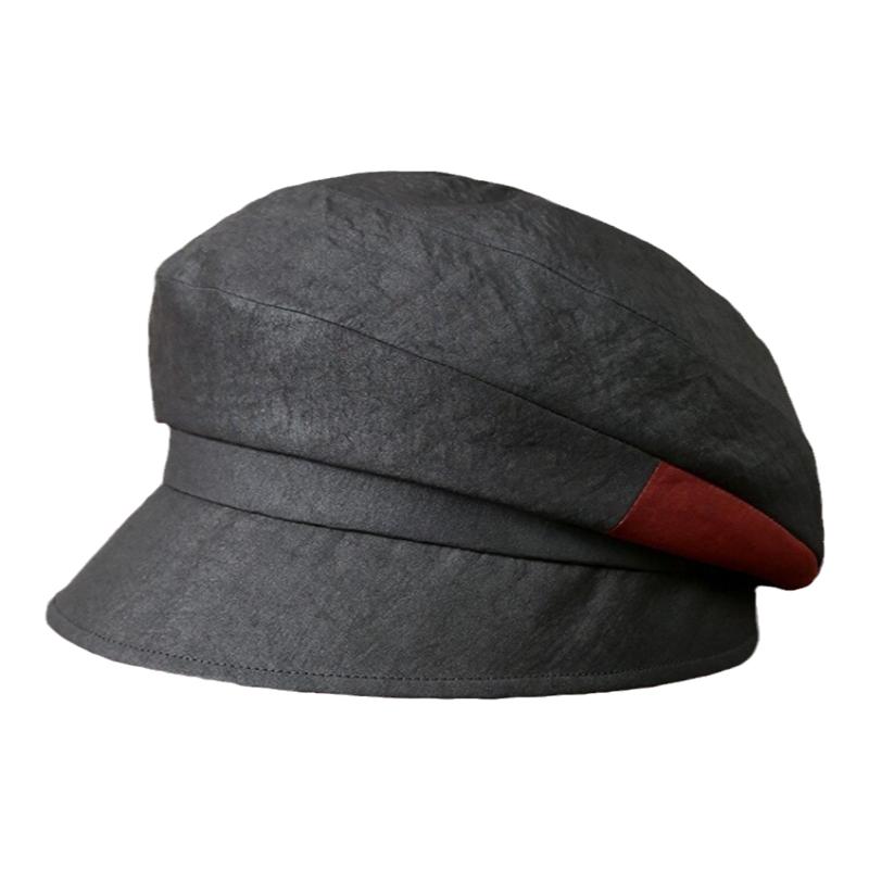 香云纱帽子处理瑕疵品专用链接桑蚕丝帽子女双面戴真丝新中式国风