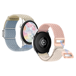 适用高驰COROS PACE4手表pace3表带pace2/pro磁吸扣编织腕表带运动APEX4智能2Pro女生透气腕带撞色表链秋冬