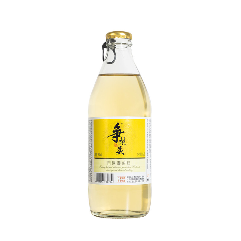 鞍山特产南果梨酒~苹果梨子酒低度微醺甜酒310ml小瓶装发酵果酒女