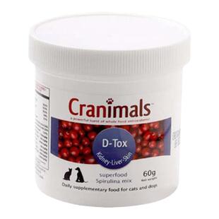 加拿大Cranimals克雷蒙蔓越莓蓝莓粉剂 宠物猫狗眼睛泌尿肝肾保健