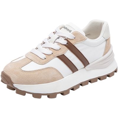 达芙妮芭蕾厚底德训鞋女2026春季新款爆阿休闲甘小蛮腰老爹运动鞋