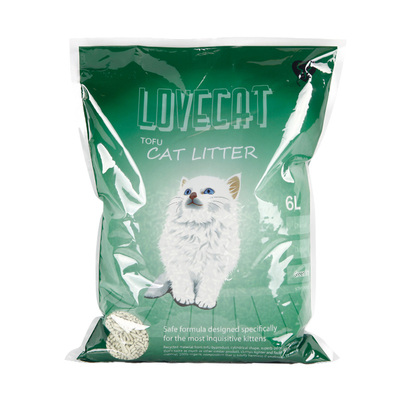 爱宠爱猫绿茶可冲马桶除臭猫砂