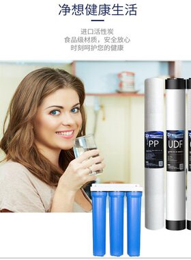 商用家用20寸通用滤芯售水机前三级PP棉椰壳活性炭纯水机配件