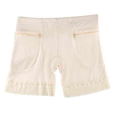 带双拉链有口袋的安全裤女士防盗