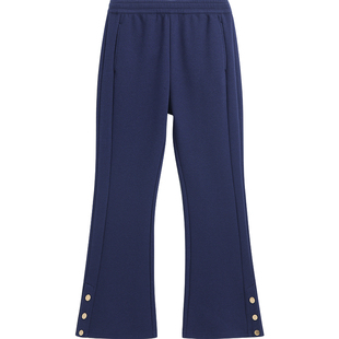 英氏童装女童裤子春款2026年春季薄款儿童休闲直筒裤阔腿裤洋气