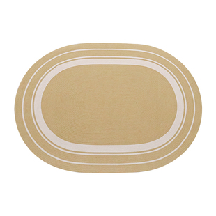 手工编织地毯客厅沙发茶几垫现代简约原木风家用床边垫可定制地垫